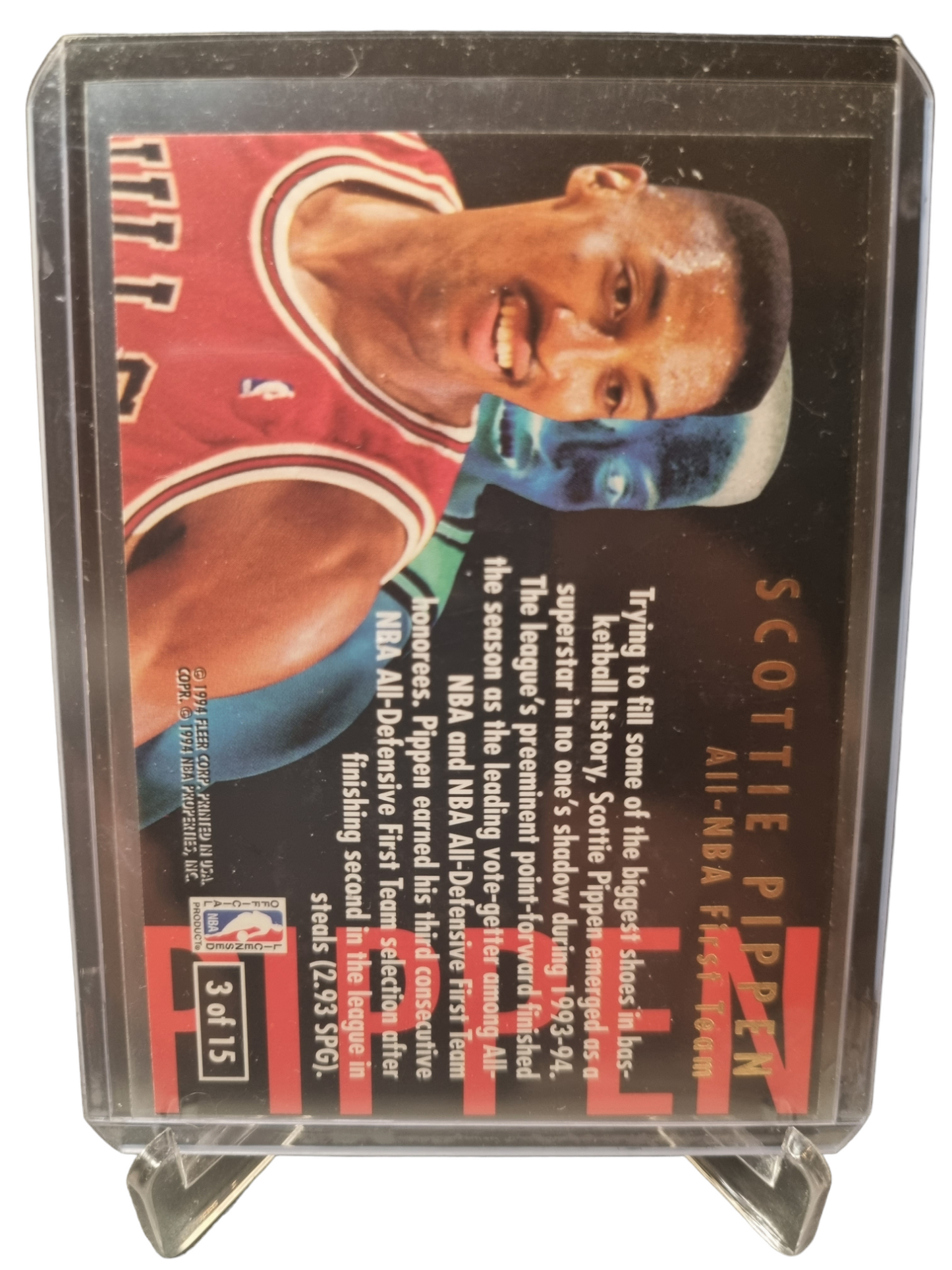 1994-95 Fleer Ultra #3 of 15 Scottie Pippen All NBA First Team