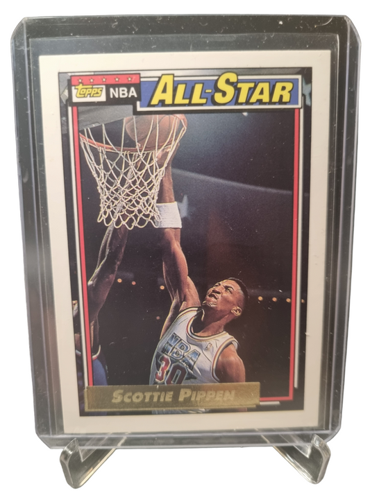 1992 Topps Finest #103 Scottie Pippen All-Star
