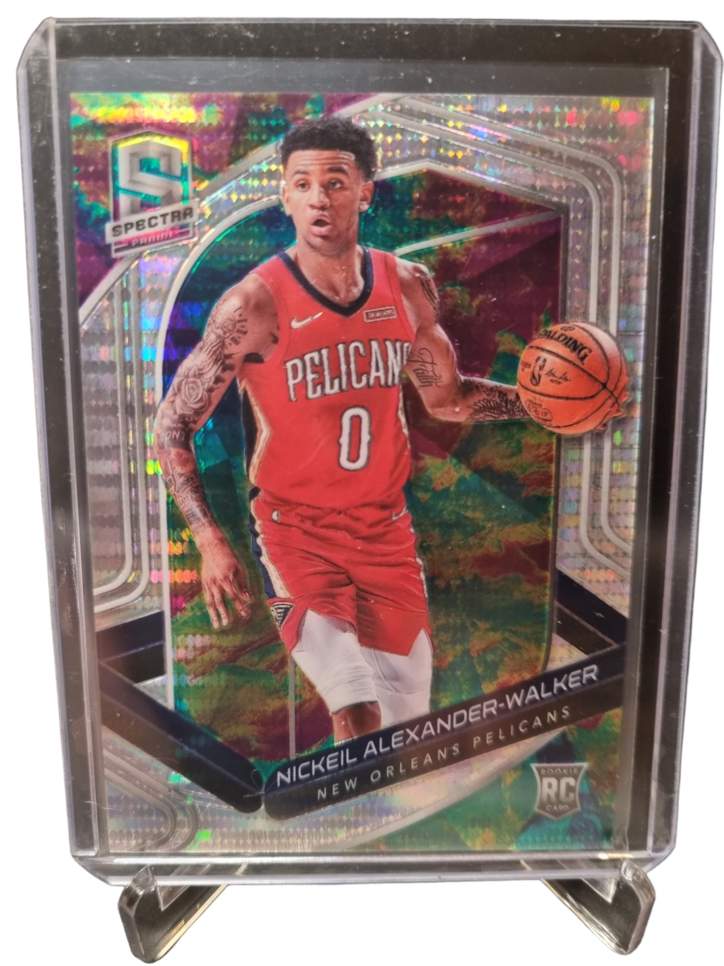 2019-20 Panini Spectra #115 Nickeil Alexander-Walker Rookie Card 34/99