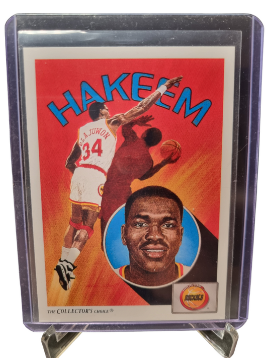 1991 Upper Deck #92 Hakeem Olajuwon Rockets Checklist