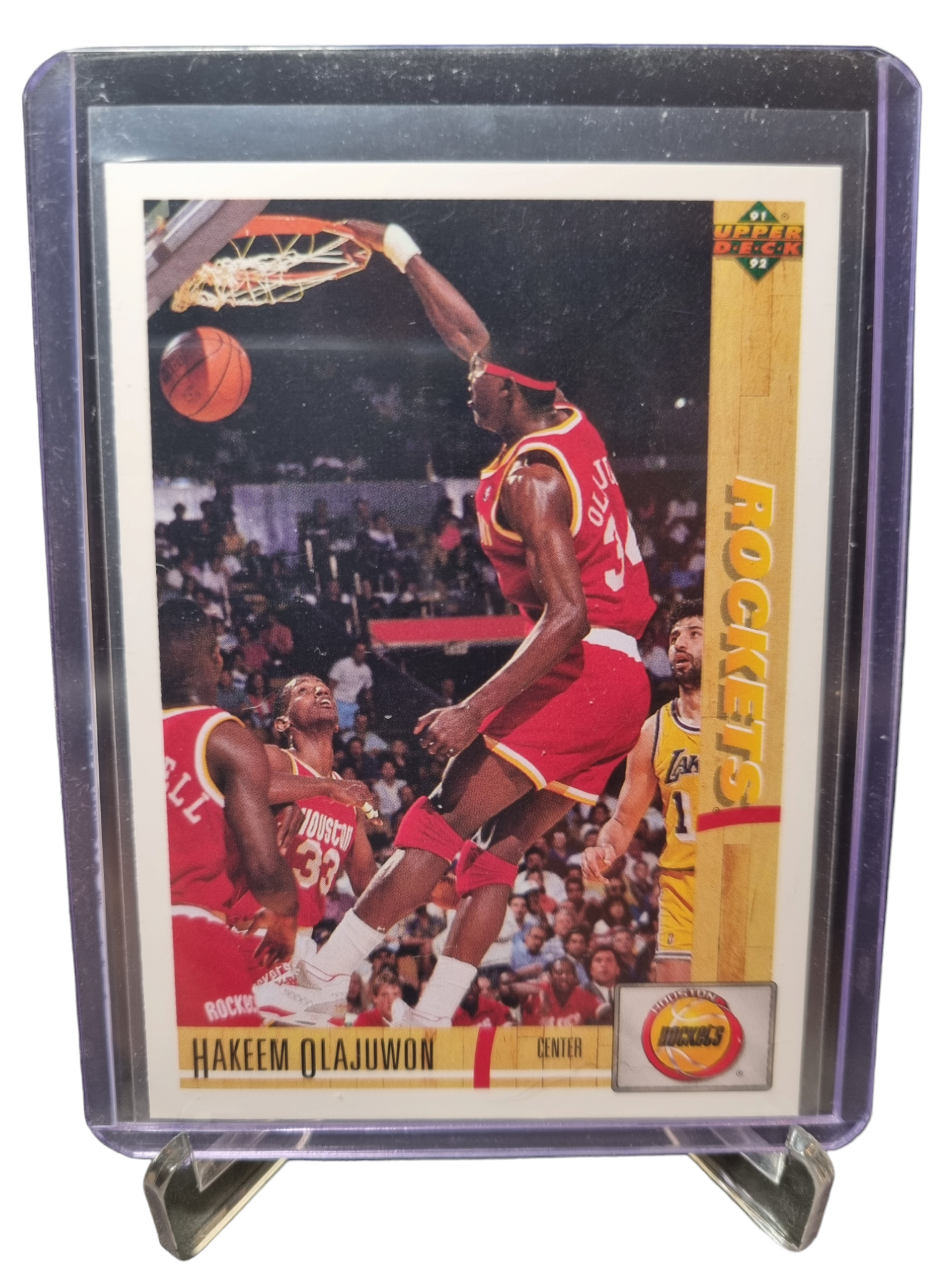 1991 Upper Deck #254 Hakeem Olajuwon