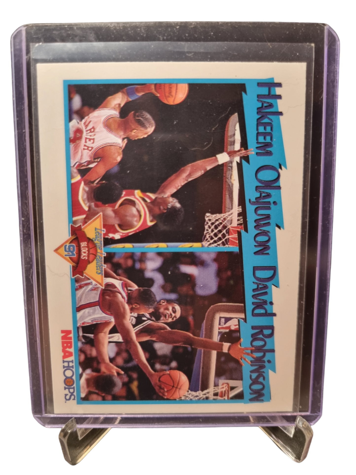 1991 Hoops #309 Hakeem Olajuwon/David Robinson