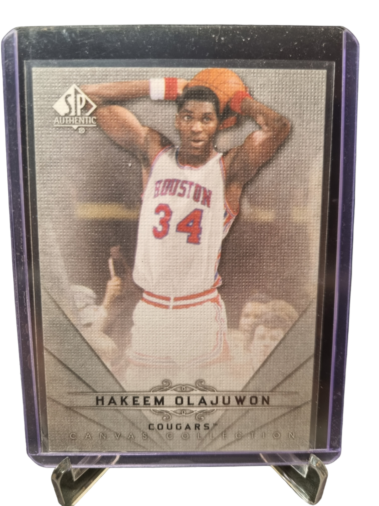 2012-13 SPA #CC7 Hakeem Olajuwon Cougars Canvas Collection