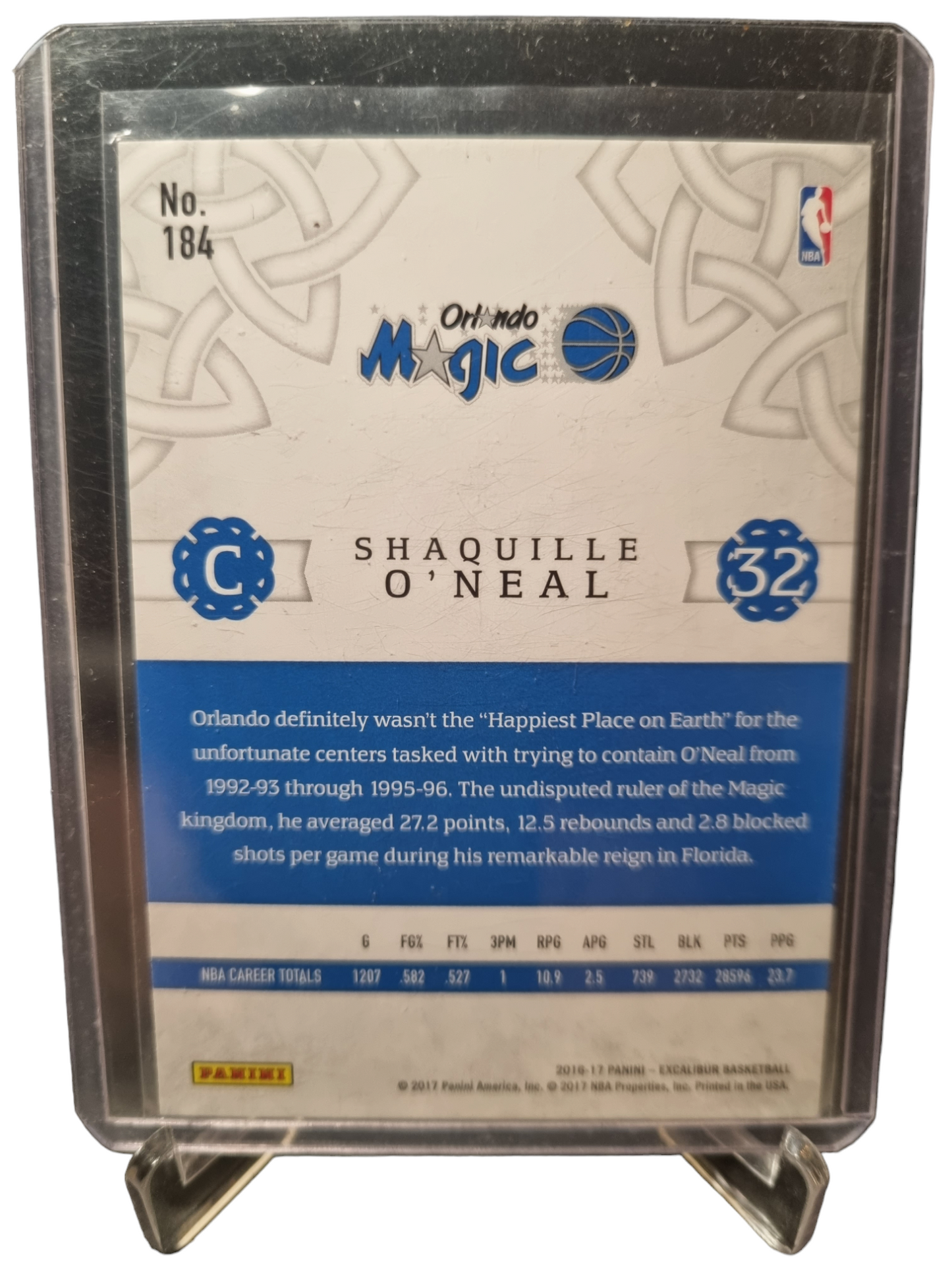 2016-17 Excalibur #184 Shaquille O'Neal