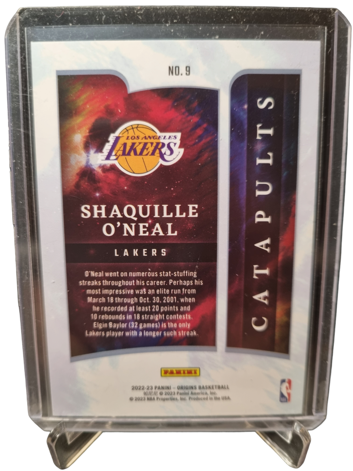 2022-23 Panini Origins #9 Shaquille O'Neal Catapults