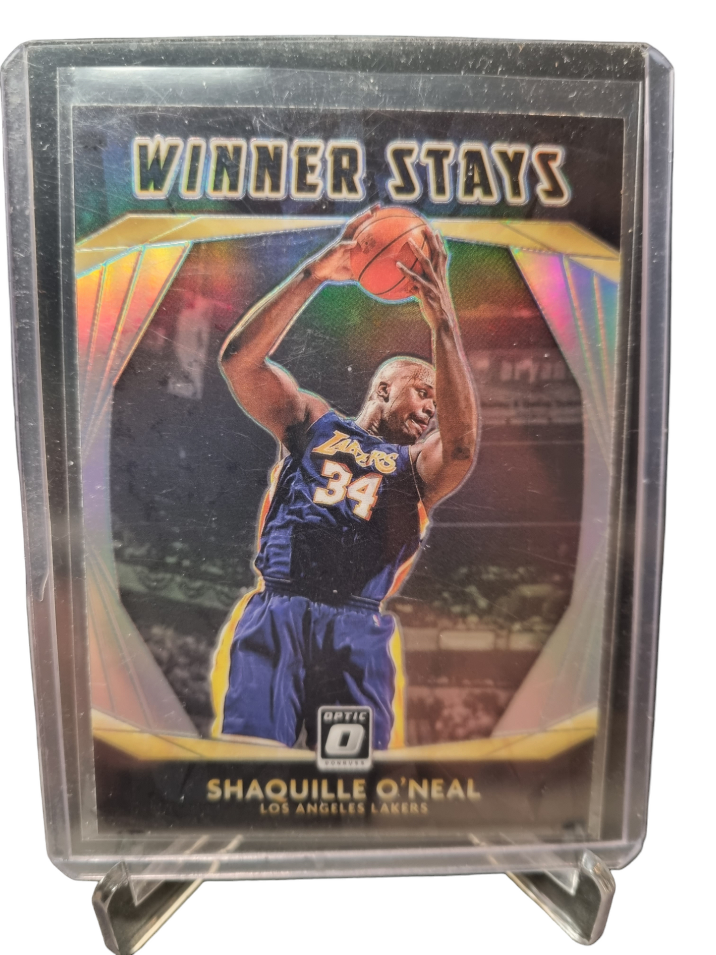 2020-21 Panini Donruss Optic #1 Shaquille O'Neal Winner Stays Silver