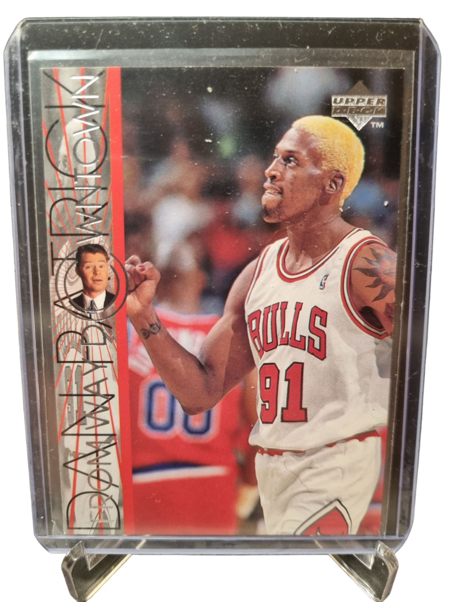 1997 Upper Deck #334 Dennis Rodman From Way Down Town