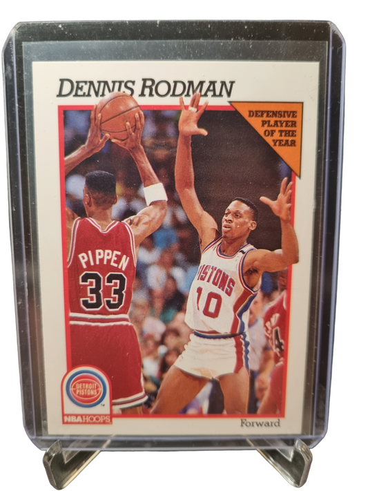 1991 Hoops #64 Dennis Rodman Defensive Player Of The Year