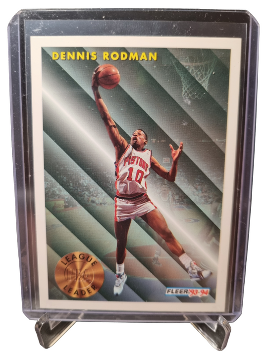 1993-94 Fleer #227 Dennis Rodman League Leader