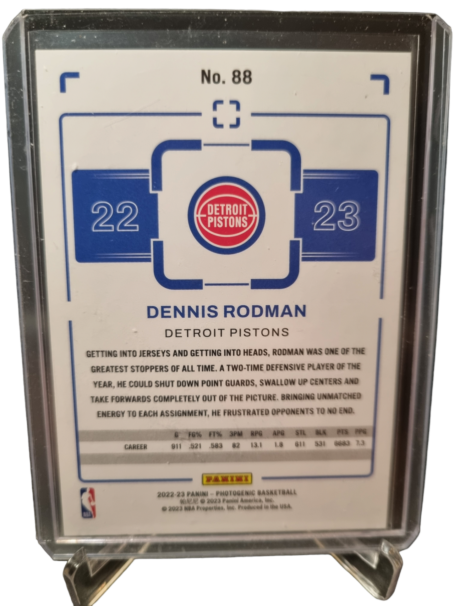 2022-23 Panini Photogenic #88 Dennis Rodman