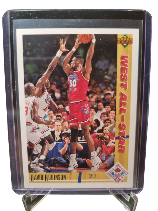 1991 Upper Deck #58 David Robinson All-Star