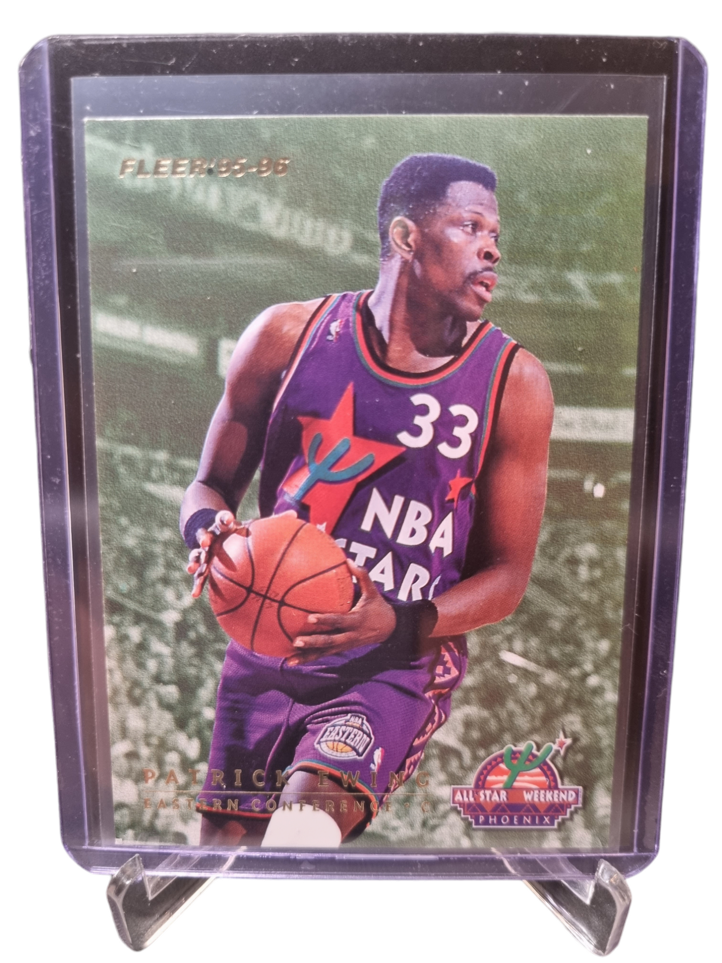 1995-96 Fleer #9 of 13 David Robinson/Patrick Ewing All-Star Weekend