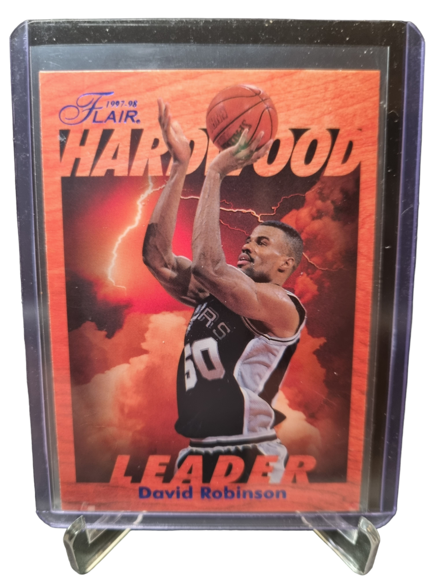 1997-98 Flair #24 of 29 David Robinson Hardwood Leader