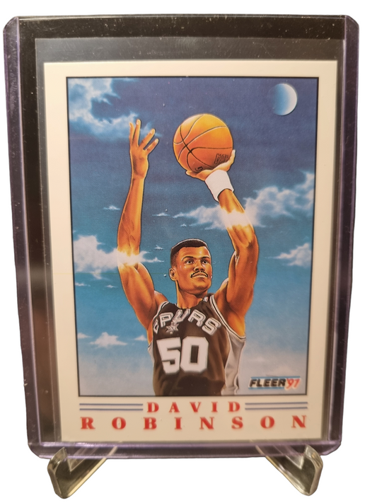 1991 Fleer #1 of 6 David Robinson Illustration