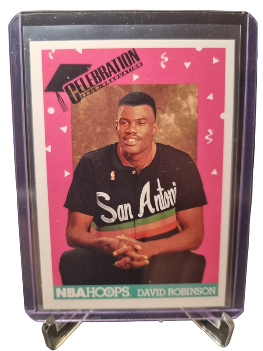 1991 Hoops #327 David Robinson Leave Alcohol Out