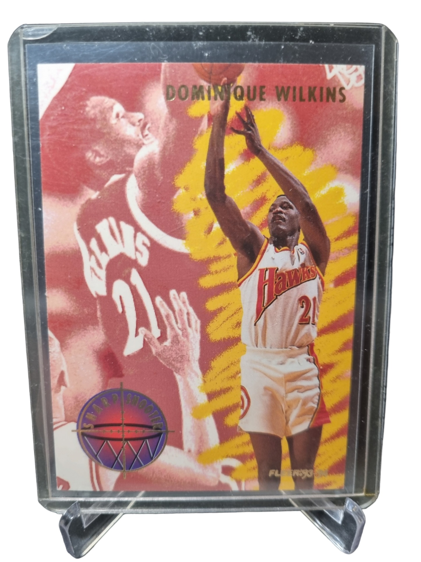 1993-94 Fleer #10 of 10 Dominique Wilkins Sharp Shooter