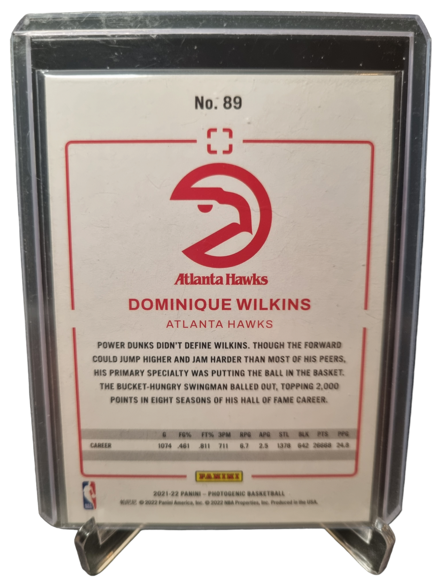 2021-22 Panini Photogenic #89 Dominique Wilkins