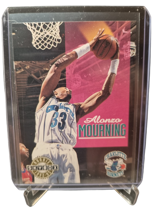 1992-93 Skybox #332 Alonzo Mourning Rookie Card