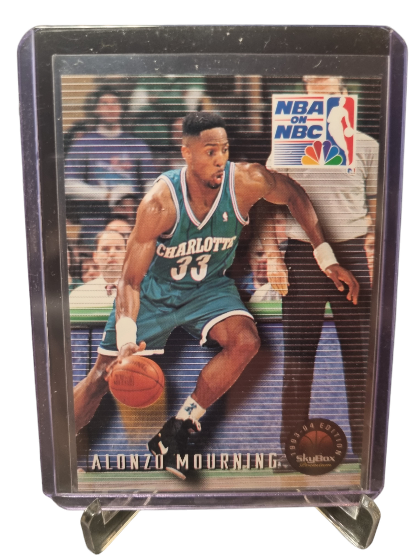 1993-94 Skybox #5 Alonzo Mourning NBA on NBC