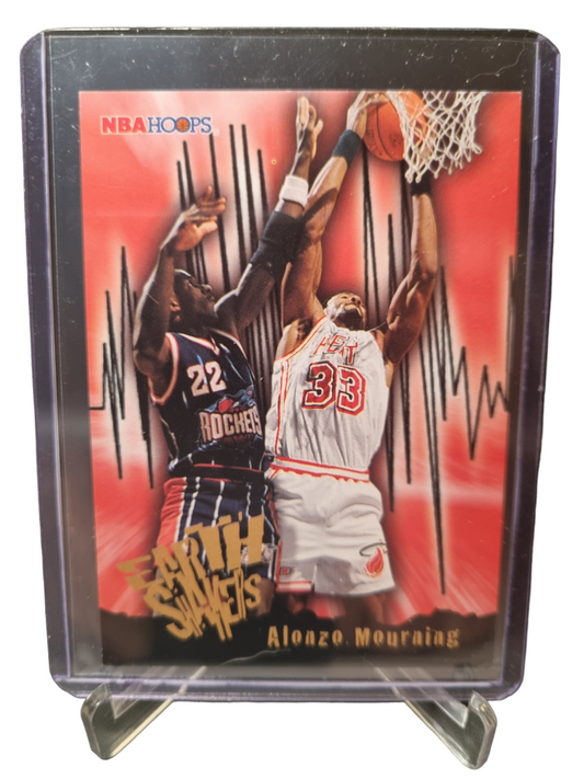 1996 Hoops #362 Alonzo Mourning Earth Shakers