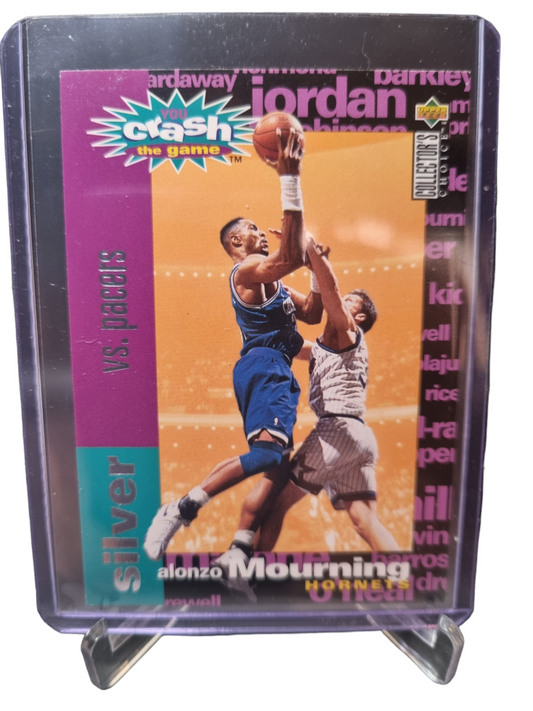 1995 Upper Deck #C9 Alonzo Mourning Crash The Game