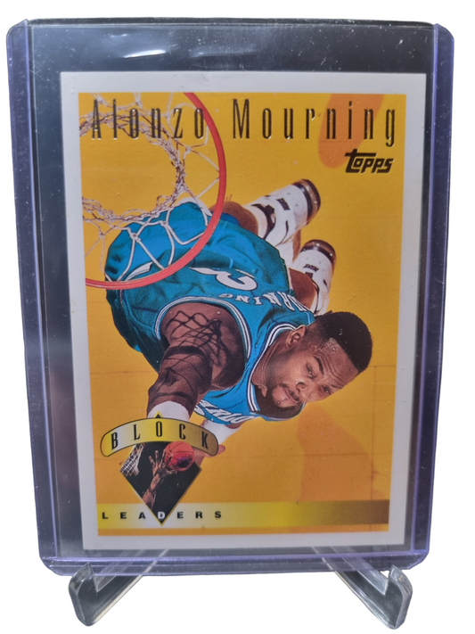 1995 Topps #30 Alonzo Mourning Block Leaders