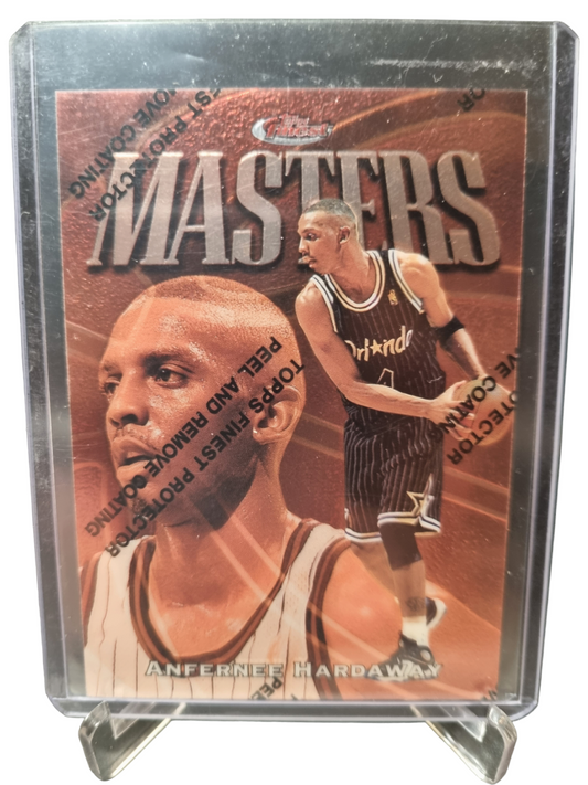 1997 Topps Finest #77 Anfernee Hardaway Masters With Protective Coating