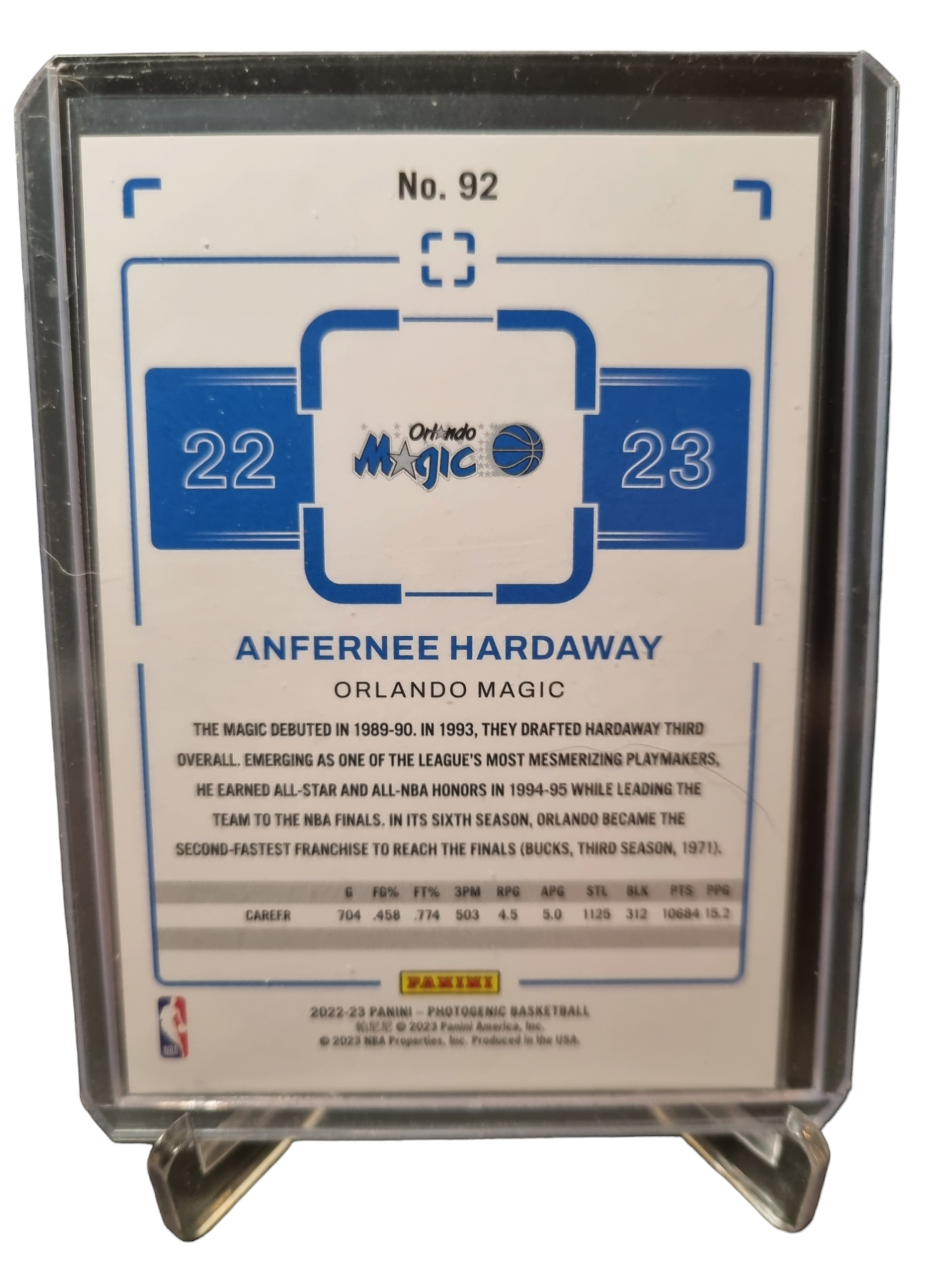 2022-23 Panini Photogenic #92 Anfernee Hardaway