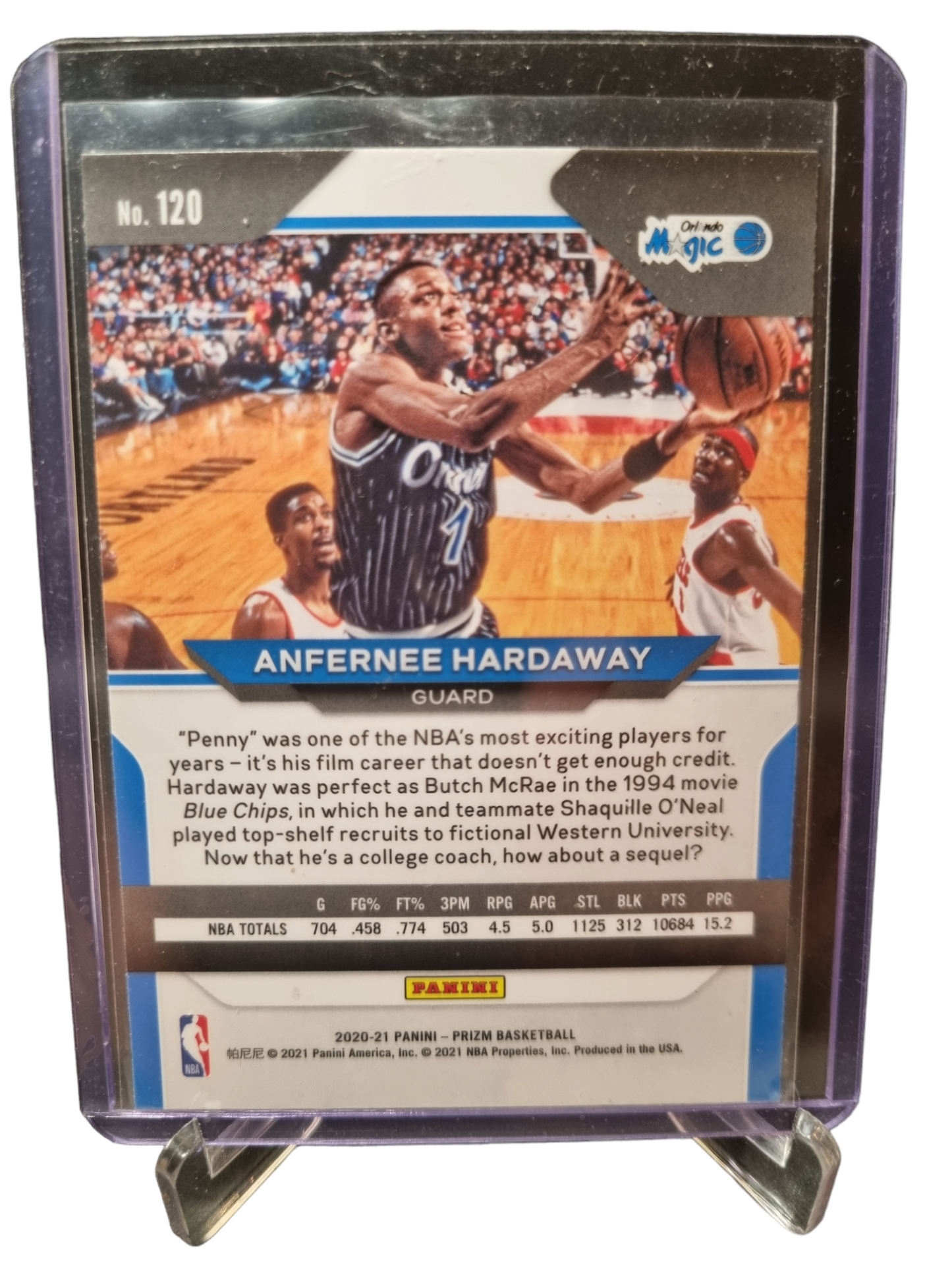 2020-21 Panini Prizm #120 Anfernee Hardaway