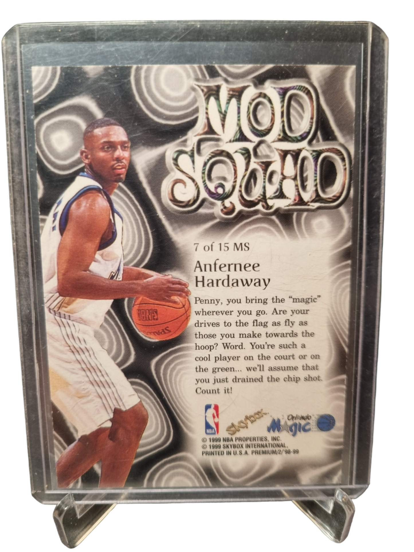 1995 Skybox Premium #7 of 15 MS Anfernee Hardaway Mod Squad