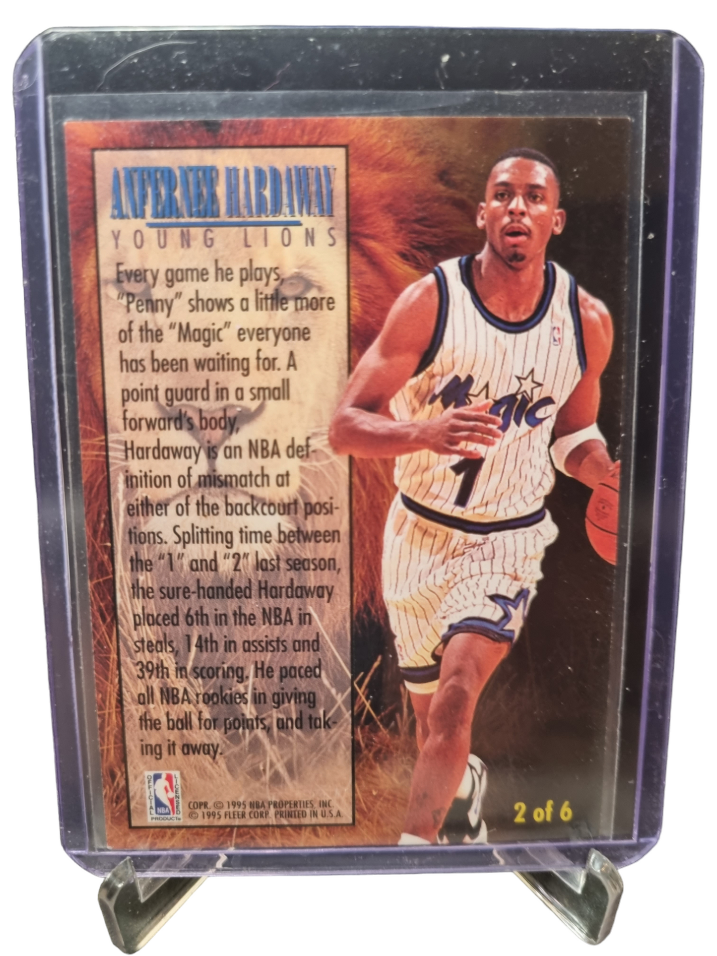 1994-95 #2 of 6 Anfernee Hardaway Young Lion