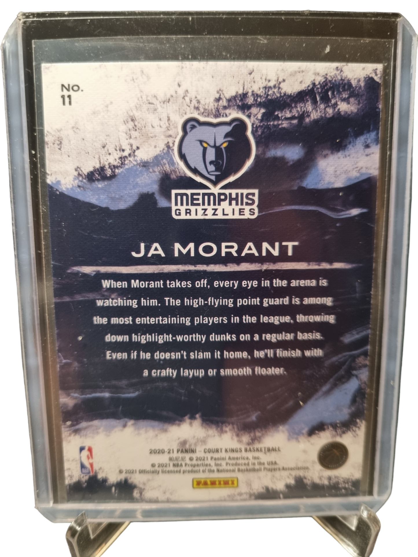 2020-21 Panini Court Kings #11 JA Morant Modern Strokes