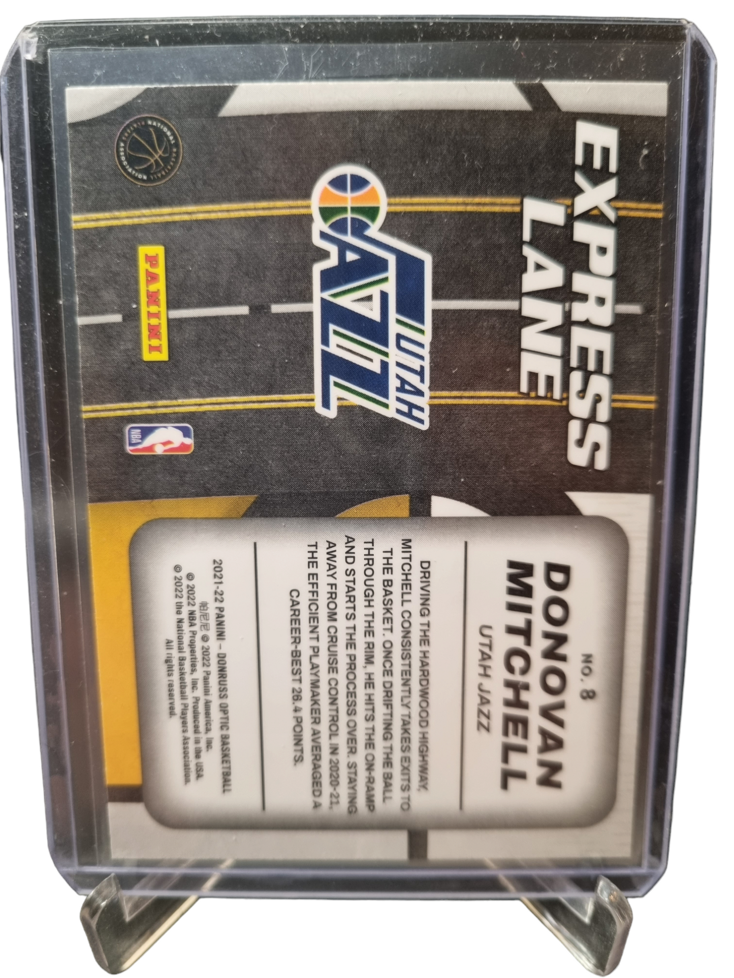 2021-22 Panini Donruss Optic #8 Donovan Mitchell Express Lane