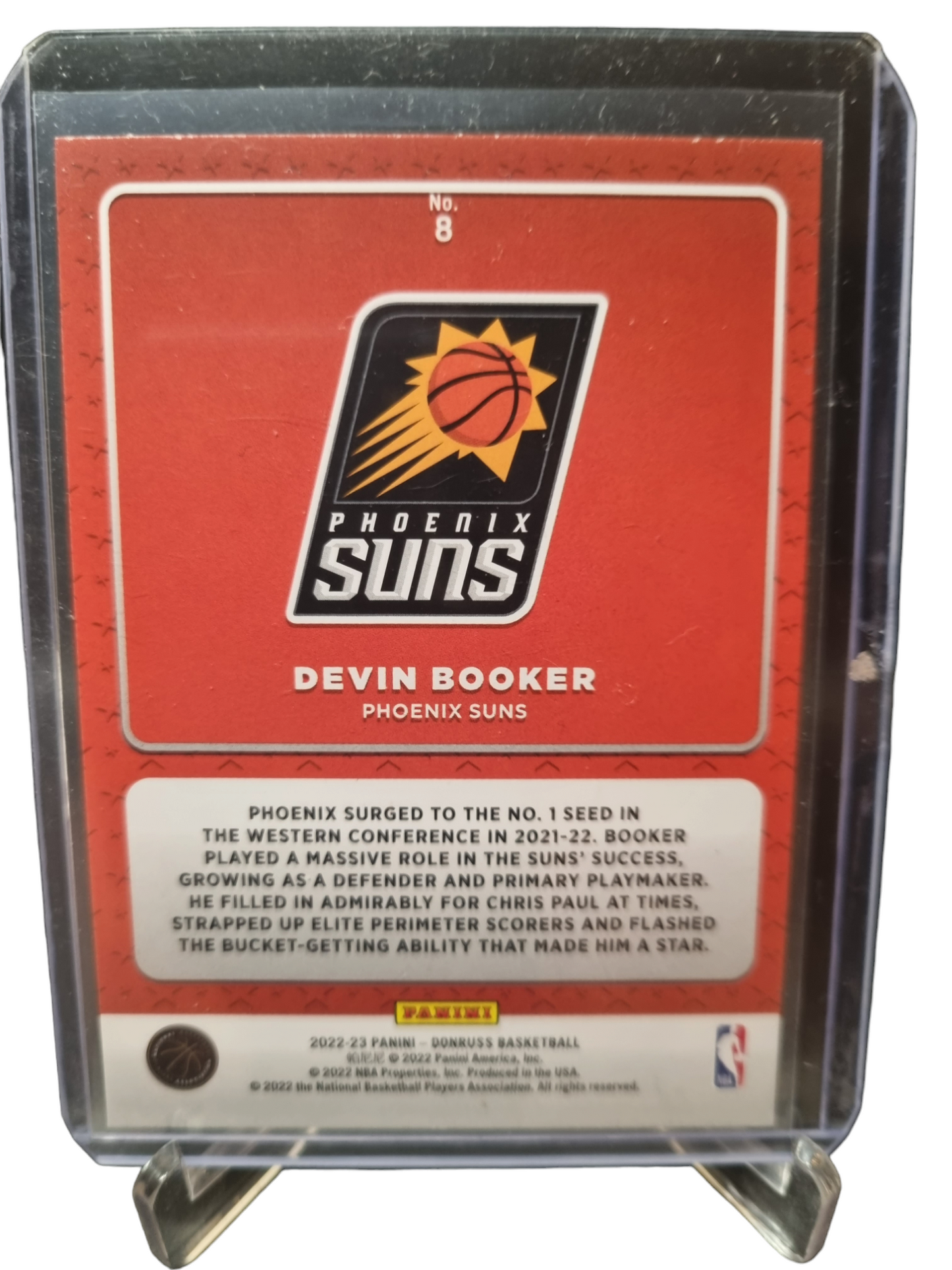 2022-23 Panini Donruss #8 Devin Booker Production Line