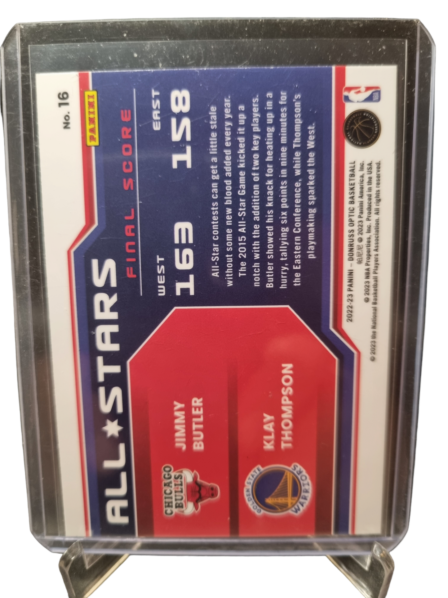 2022-23 Panini Donruss Optic #16 Jimmy Butler/Klay Thompson All-Stars