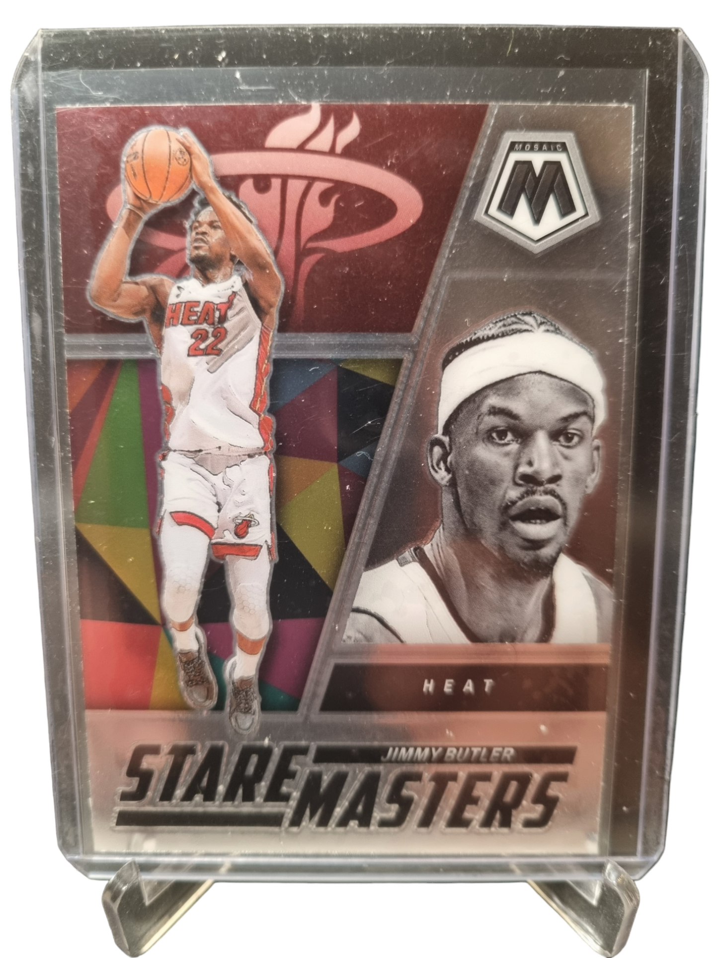 2022-23 Panini Mosaic #19 Jimmy Butler Stare Masters