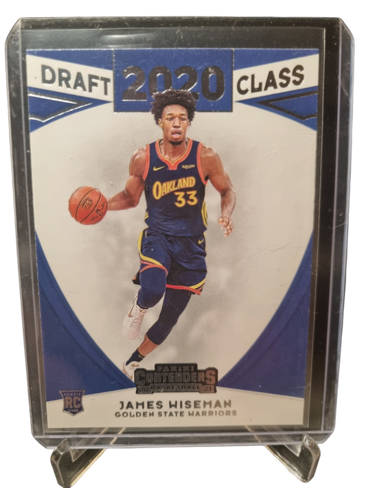 2020-21 Panini Contenders #15 James Wiseman Rookie Card Draft Class 2020