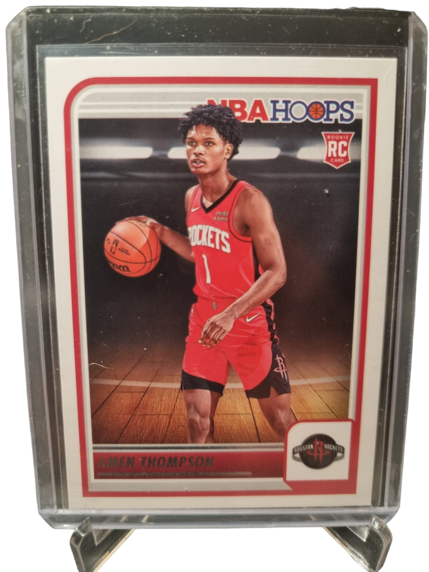 2023-24 Hoops #242 Amen Thompson Rookie Card