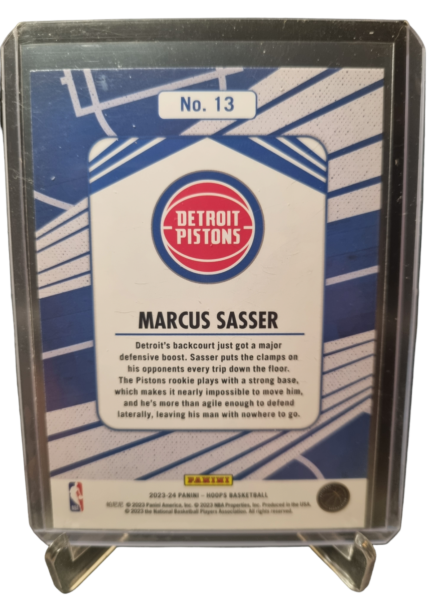 2023-24 Hoops #260 Marcus Sasser Rookie Card We Got Next