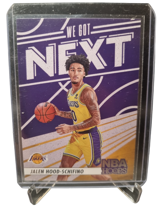 2023-24 Hoops #23 Jalen Hood-Schifino Rookie Card We Got Next