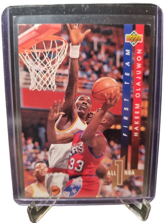 1993 Upper Deck #AN3 Hakeem Olajuwon All NBA 1st Team