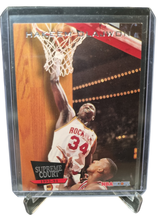 1993-94 Hoops #SC9 Hakeem Olajuwon Supreme Court