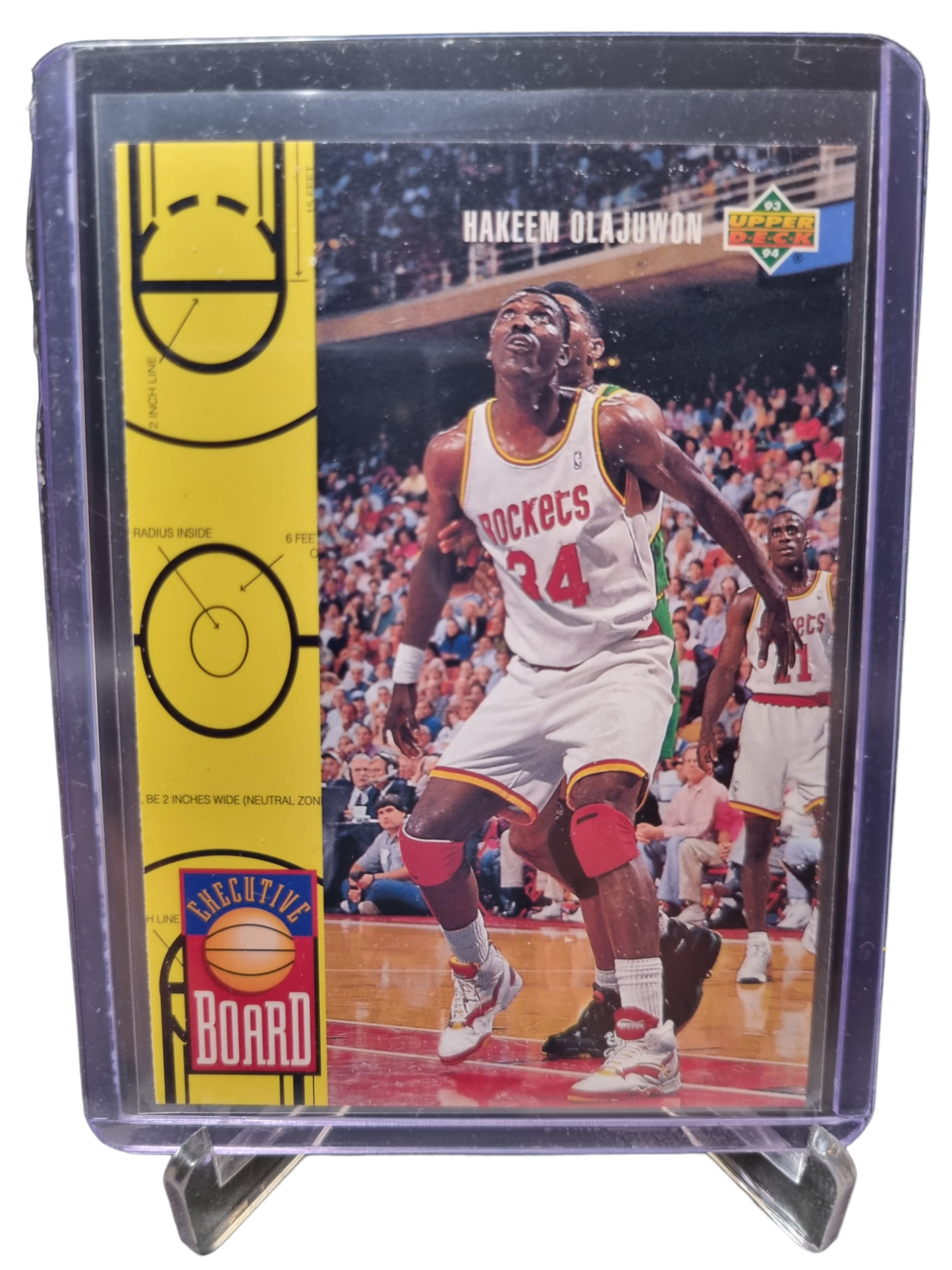 1993 Upper Deck #425 Hakeem Olajuwon Executive Board