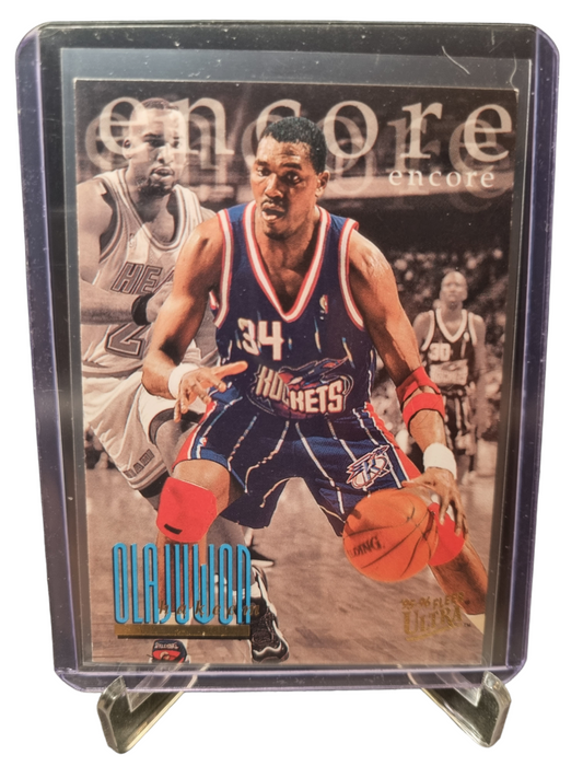 1995-96 Fleer Ultra #328 Hakeem Olajuwon Encore