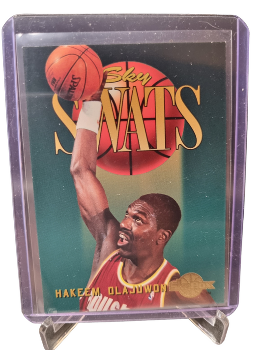 1995 Skybox #333 Hakeem Olajuwon Sky Swats