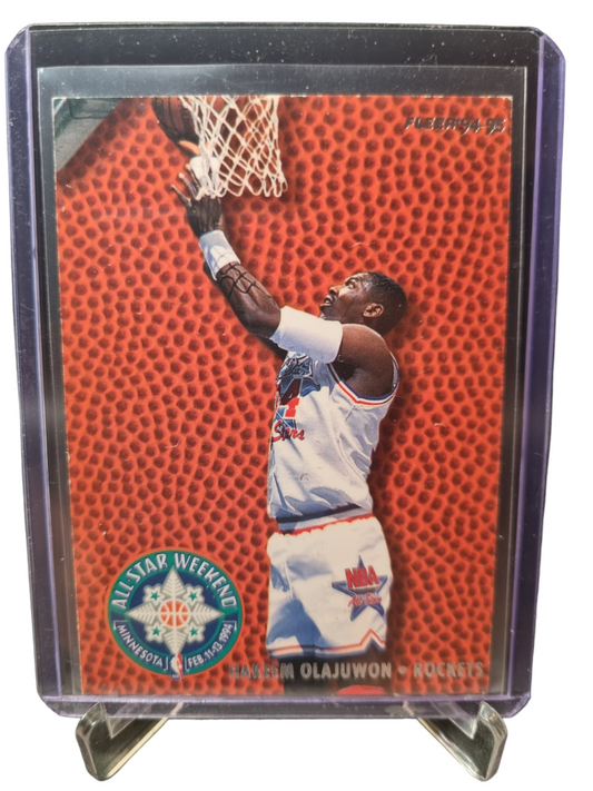 1994-95 Fleer #20 of 26 Hakeem Olajuwon All-Star Weekend