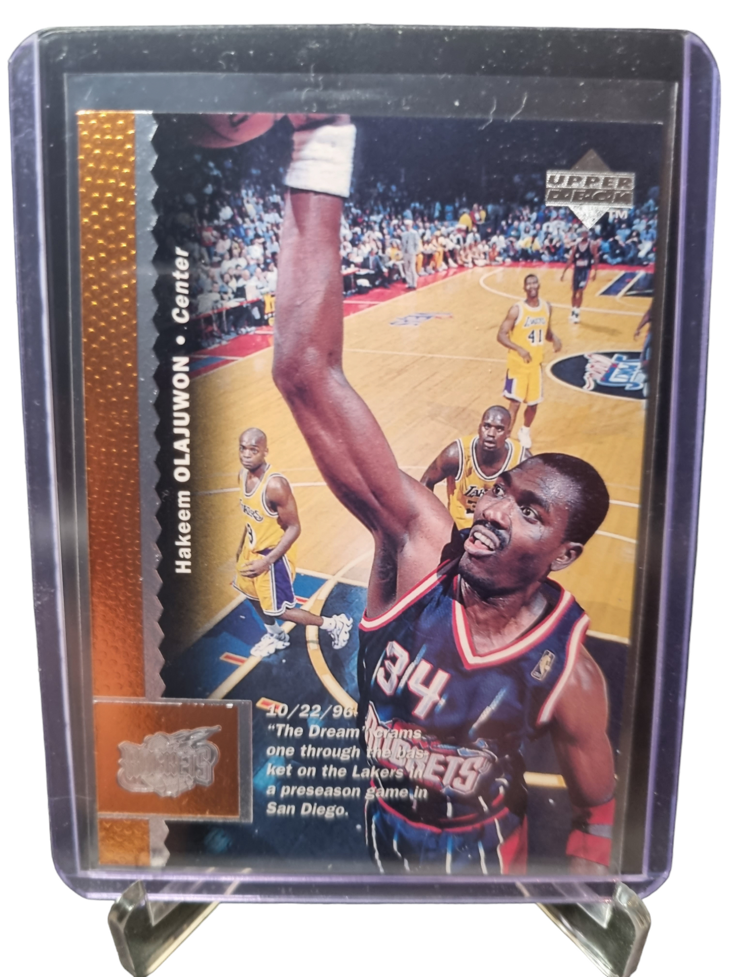 1997 Upper Deck #225 Hakeem Olajuwon