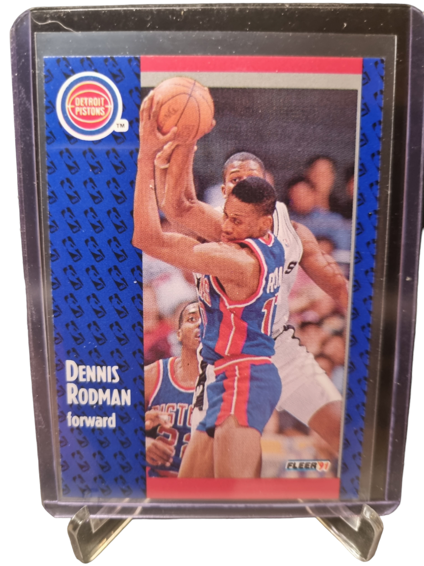 1991 Fleer #63 Dennis Rodman