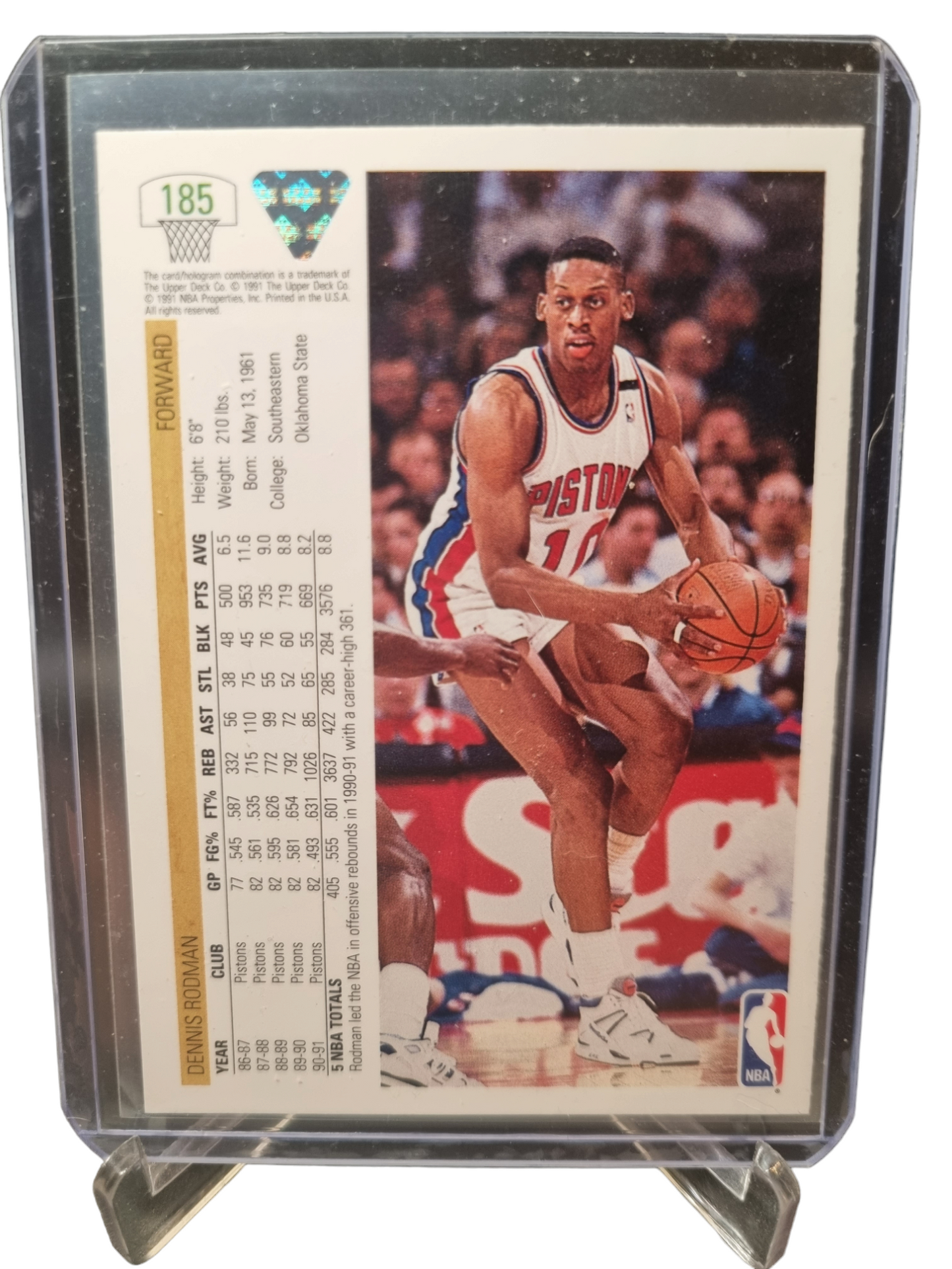 1991 Upper Deck #185 Dennis Rodman