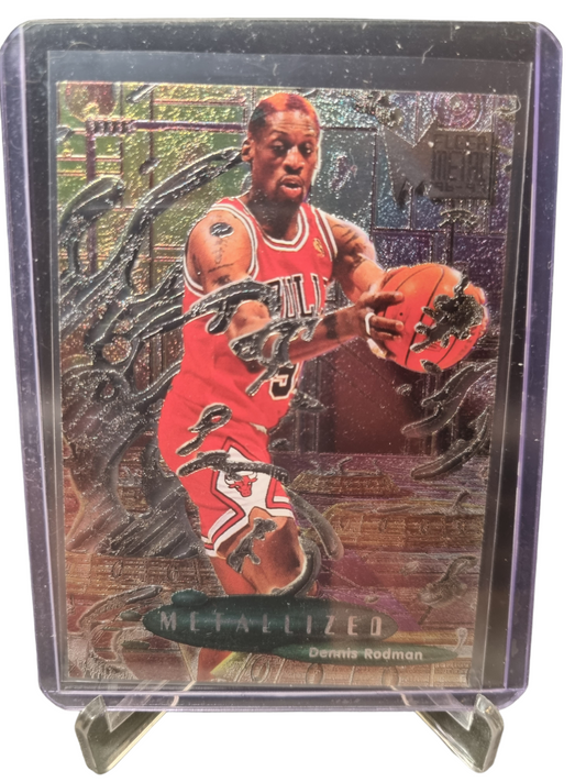 1997 Fleer Metal #73 Dennis Rodman Metallized